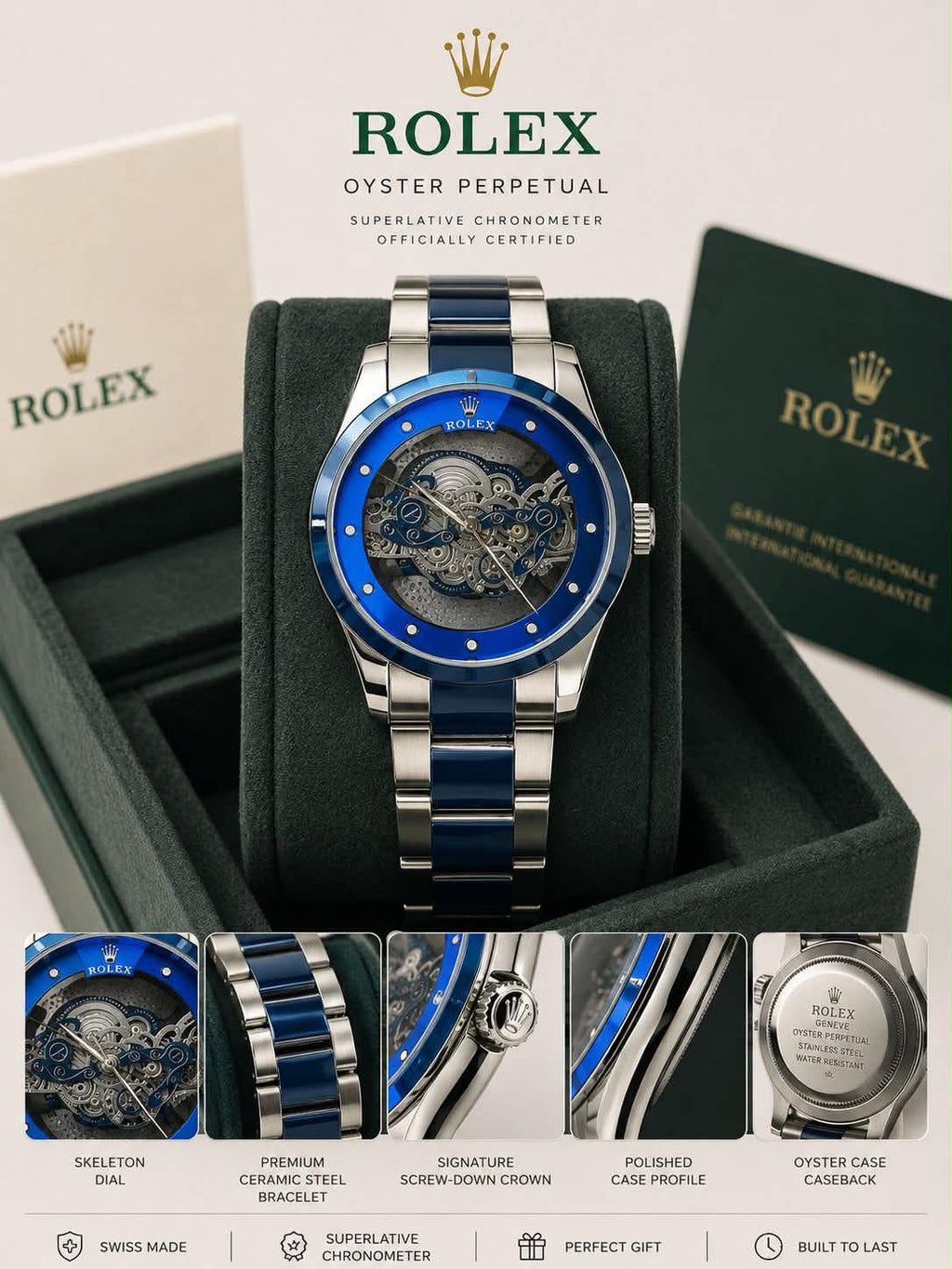 Product name :* *Rolex Skeleton*