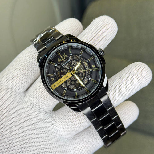 *Product Name : Armani Exchange Automatic  Black Gold 045*