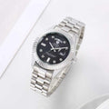 Rolex Oyster Perpetual Day Date Diamond Silver-Black 40 Battery