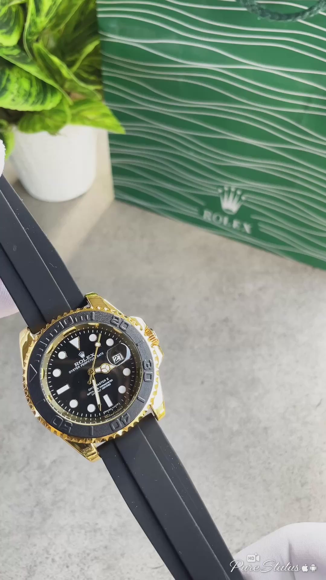 Rolex Oyster Perpetual Yach Master Battery Gold