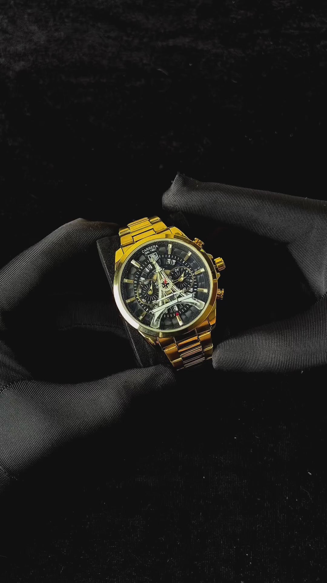 Tag Heuer Carrera Paris EiffelTower Gold-Black