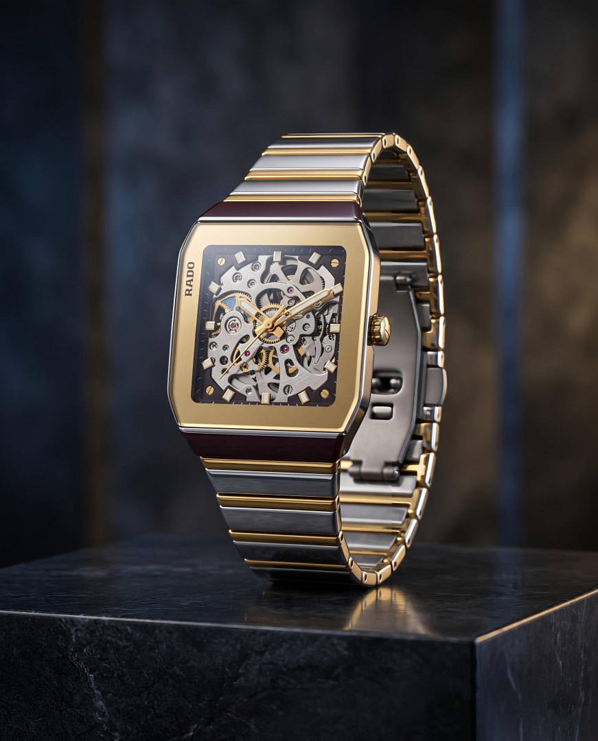 Rado Anatom Automatic Skeleton 2Ton Gold Black