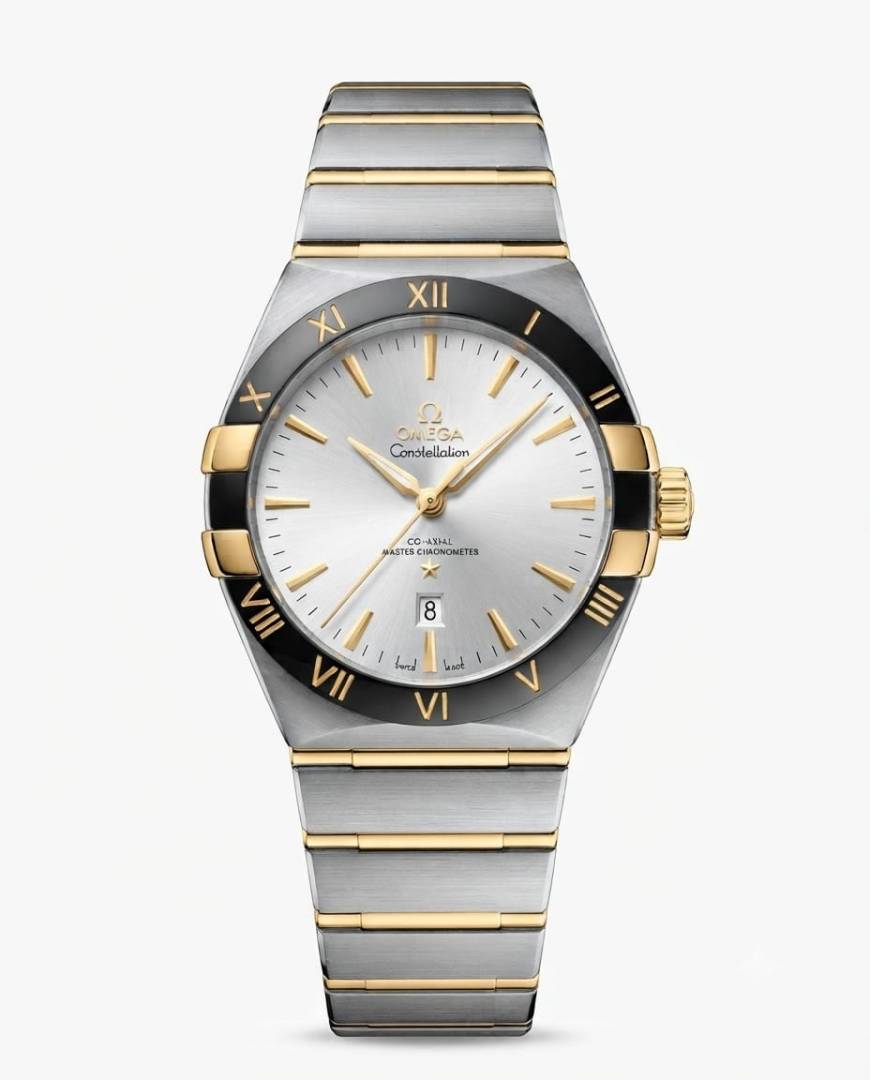 Omega Constellation Co-Axial Chornometer Two Tone White Dial