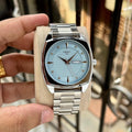TISSOT Gentleman Day-Date Silver Tiffany Blue Dial