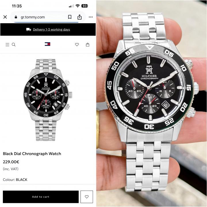 Tommy TH85 chronograph