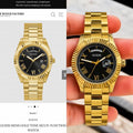 Guess Day Date Men Gold Black