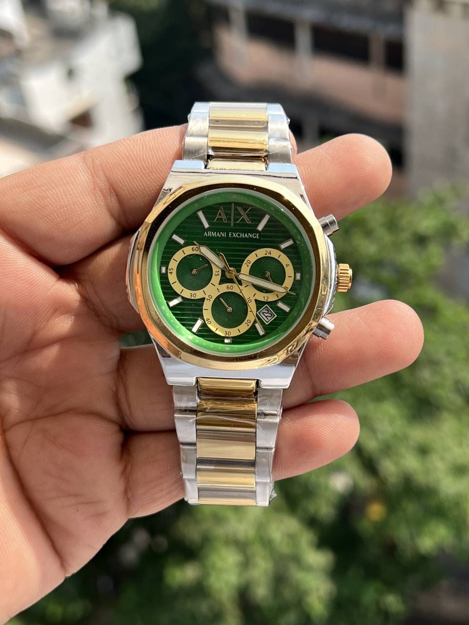 ARMANi EXCHANGE ALL CHRONO WORKING PREMIUM WATCH