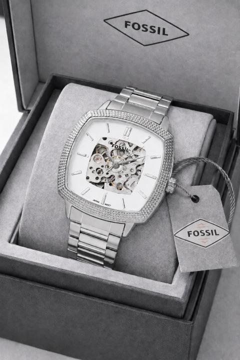 Fossil x Nick Jonas Machine Luxe silver white
