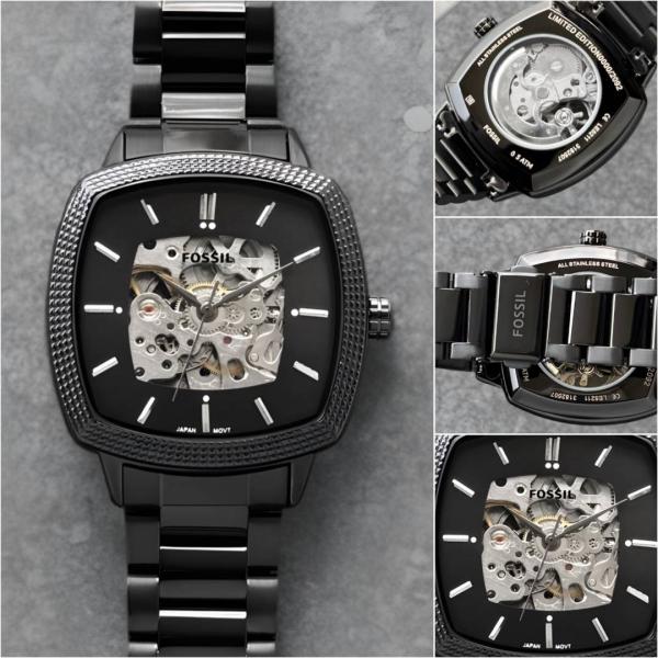 Fossil x Nick Jonas Machine Luxe Automatic full black