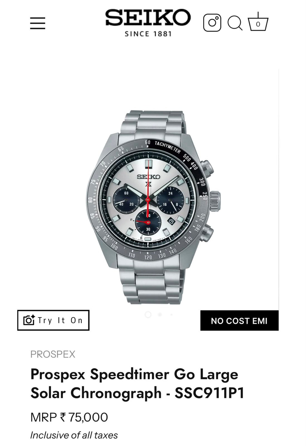 Product Name: Seiko Prospex Speedtimer


✔️1st Quality (All working) 
✔️New demanding model