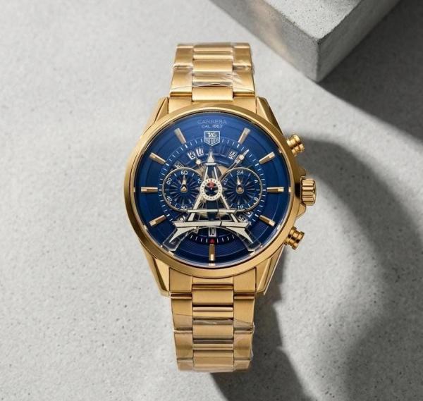 Tag Heuer Carrera Paris EiffelTower Gold-Black
