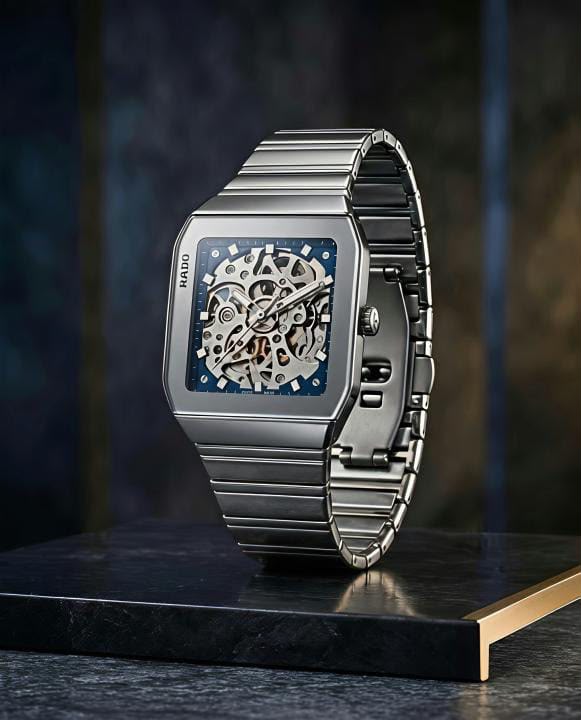 Rado Anatom Automatic Skeleton Silver Blue