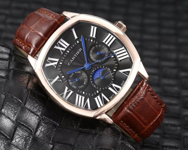 Cartier Diaster Square Brown Copper Black
