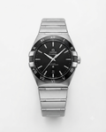 Omega Constellation Co-Axial Chornometer Silver Black Dial