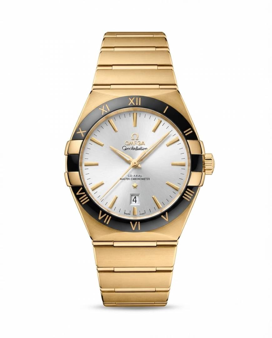 Omega Constellation Co-Axial Chornometer Gold white Dial