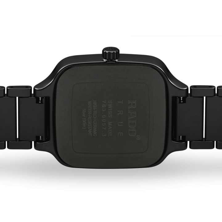 RADO TRUE SQUARE SWIFT MOVEMENT BLACK BLUE