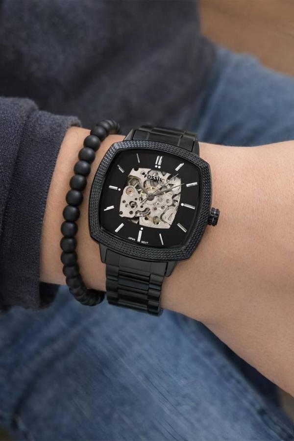 Fossil x Nick Jonas Machine Luxe Automatic full black