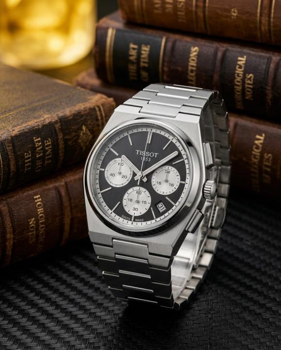 Tissot 1853 Prx Chronograph Steel Silver-Black