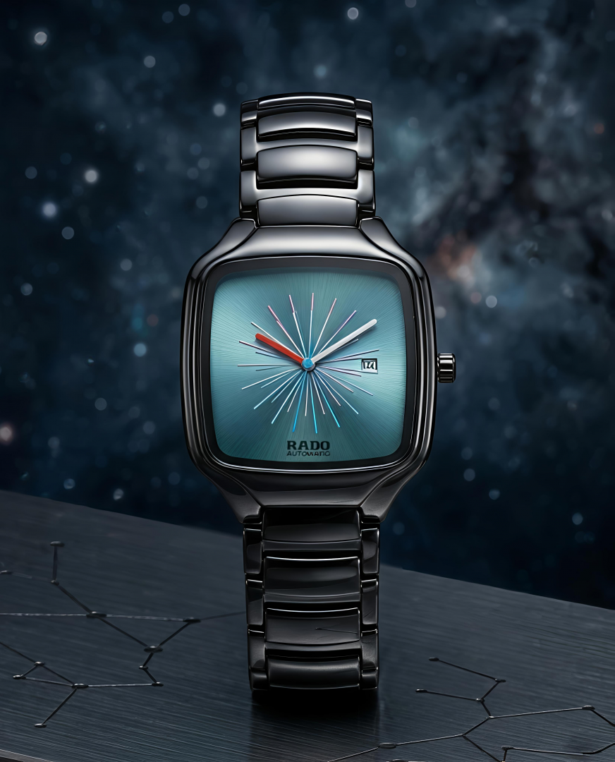 Rado True Square Over The Abyss Black-SkyBlue