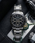ROLEX Daytona Oyster Perpetual Silver Full Black(Me)