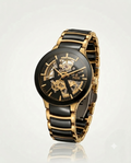 Rado Centrix Automatic Open Heart black gold and black bazzle