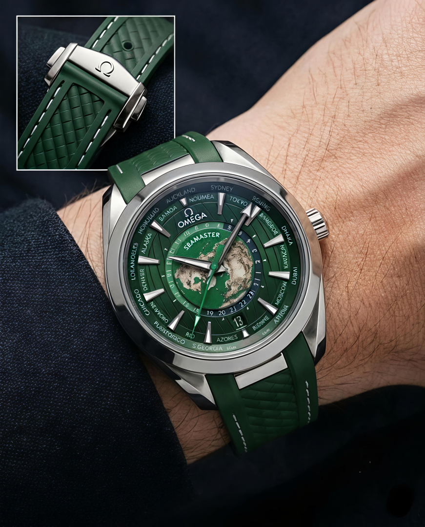 Omega Seamaster Aqua Terra 150M Quartz World Map
