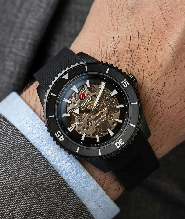 Rado Captain Cook Automatic Full Black