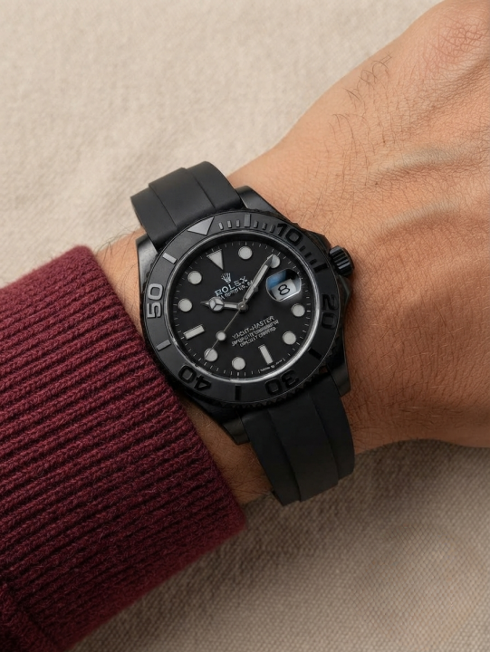 Rolex Oyster Perpetual Yach Master Battery Black