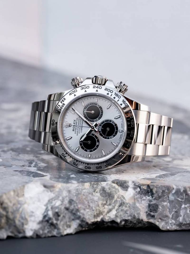Rolex Daytona Oyster Perpetual Silver Grey Black Dial (ME)