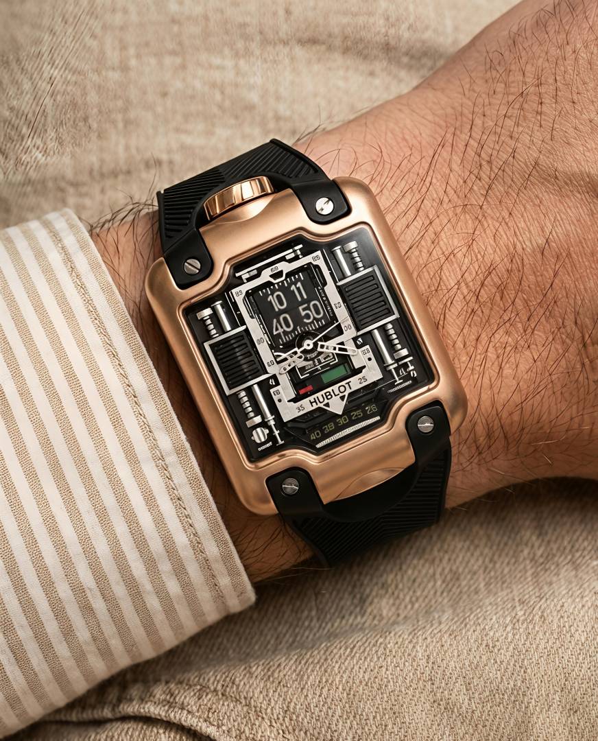 Hublot MP-10 Tourbillon Green Silver Dial