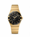 Omega Constellation Co-Axial Chornometer Gold Black Dial